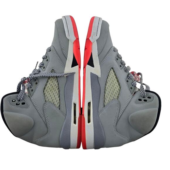 Nike Air Jordan 5 Retro GG Sneakers Youth 7 Hot Lava Grey Sports Athletic - Picture 9 of 12